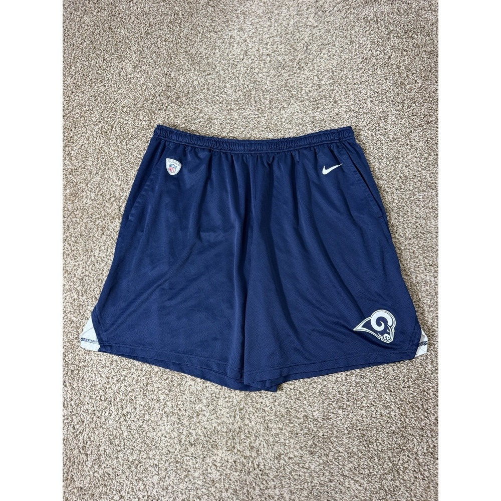 Men's NFL Nike Los Angeles‎ Rams Team / Player Issued On Field Shorts Size 4XL